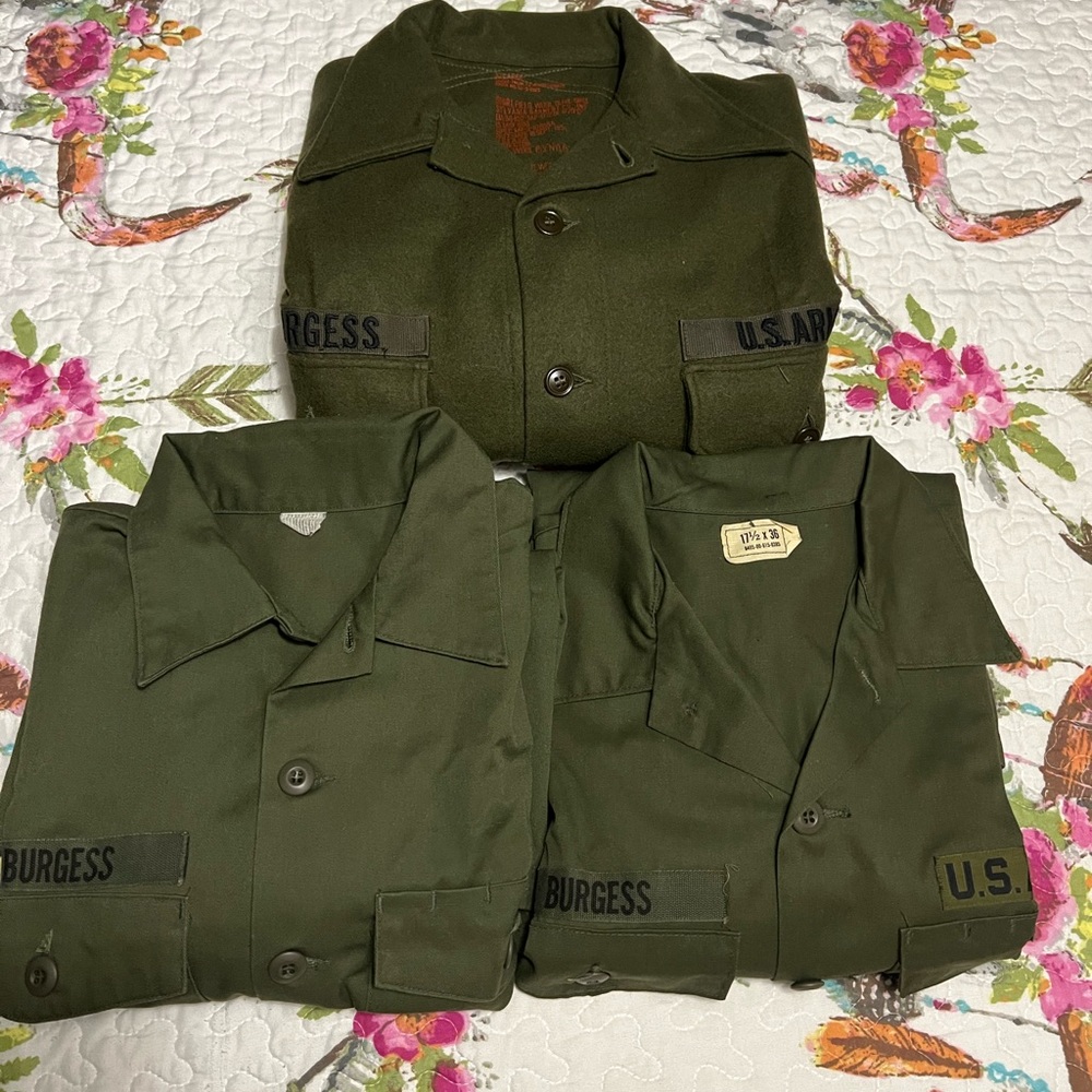 Military Vintage 1953 Wool Green jacket